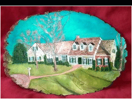 Wood with Bark Frame (approx 16" by 11") - $100